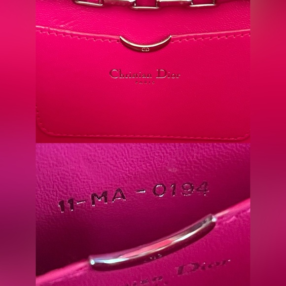 •••SOLD•••$6000 Auth Christian Dior Vif Runway Embellished Leather Chain Bag - Picture 16 of 17